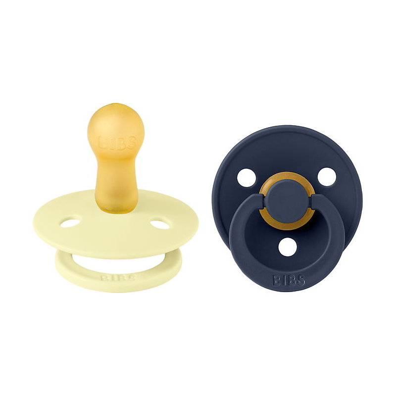 2 Tétines Bibs rondes | Luna et blue space