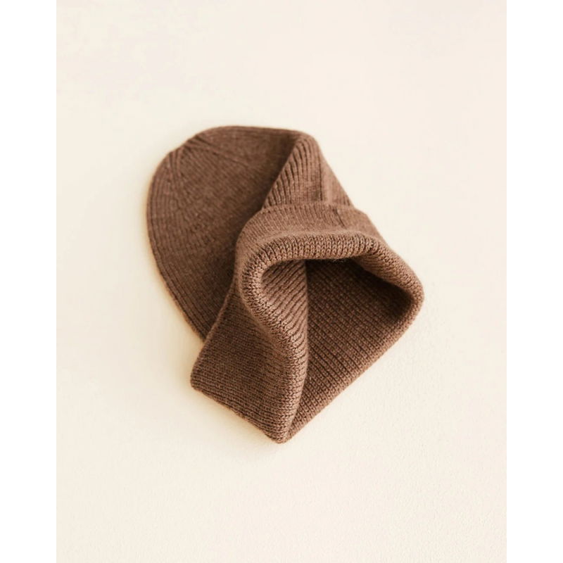 Bonnet Beanie en laine | Mocha