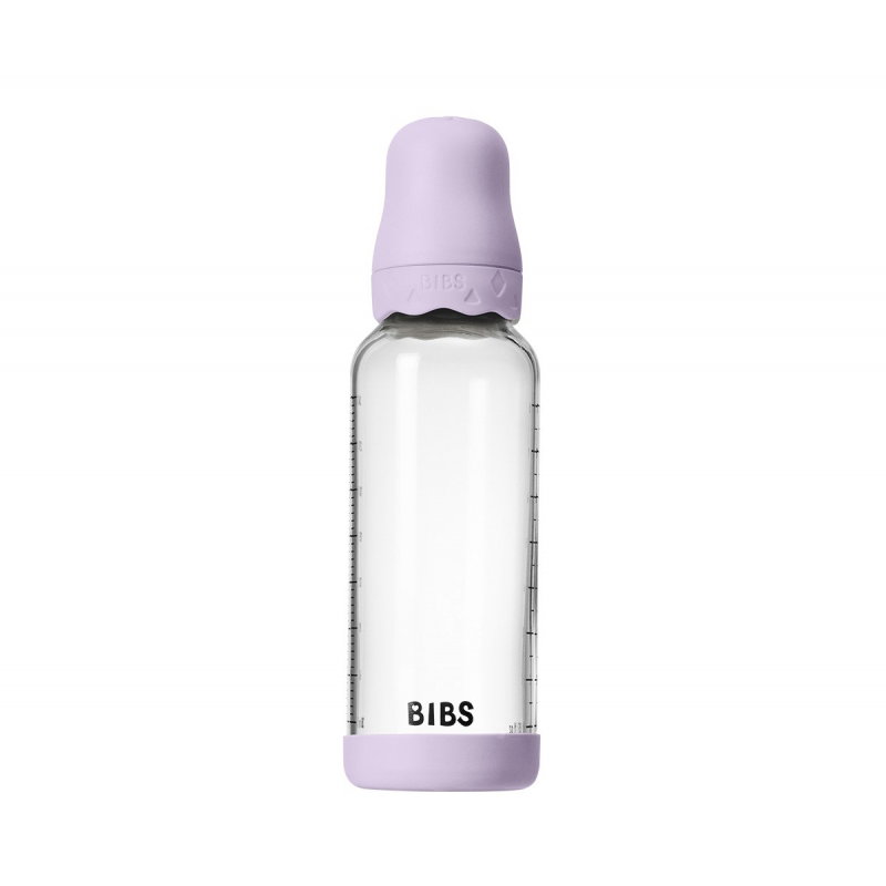 Biberon en verre Bibs 240 ml | Mauve
