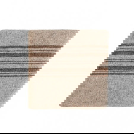 Couverture Gilbert | Sable et noix - Hvid