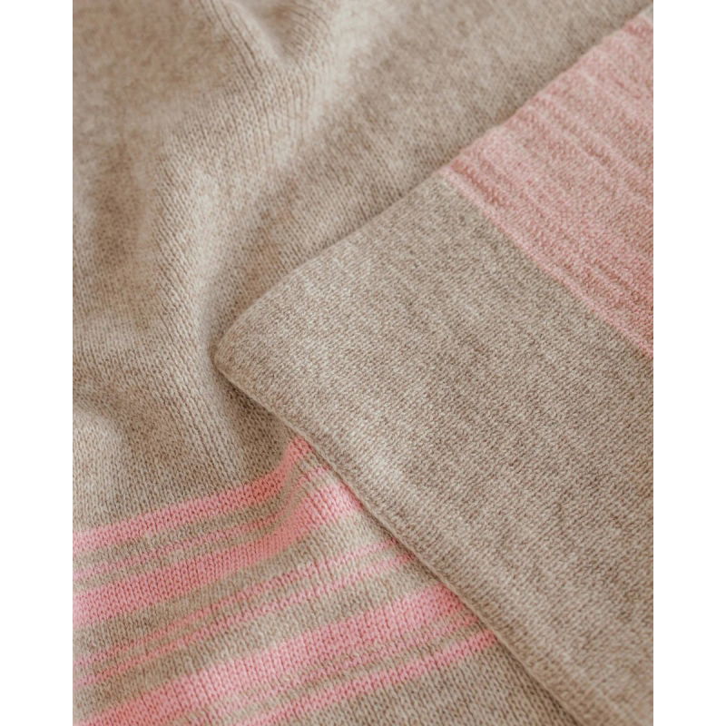 Couverture Gilbert | Sable et rose