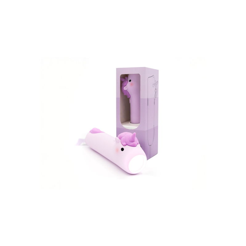 Lampe de poche silicone | Licorne