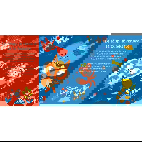 Mes Comptines à Toucher. Vol 2 - Mes Petits Imagiers Sonores Touche & Ecoute - Dès 1 An