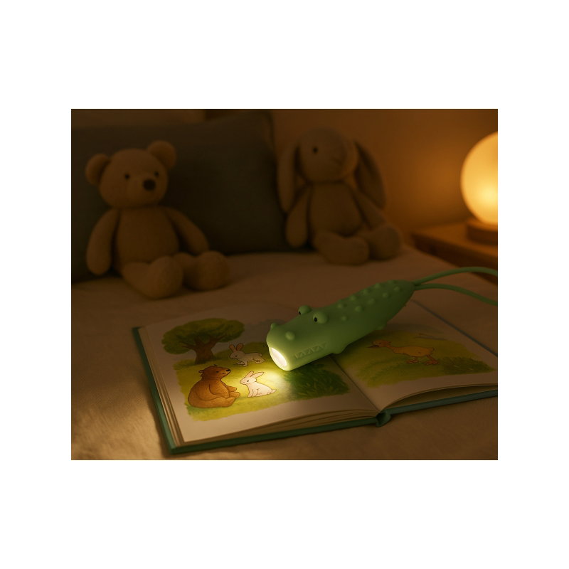 Lampe de poche silicone | Crocodile