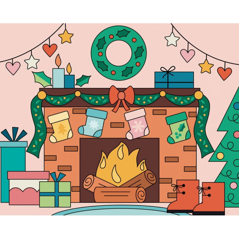 Mes peintures magiques de Noël