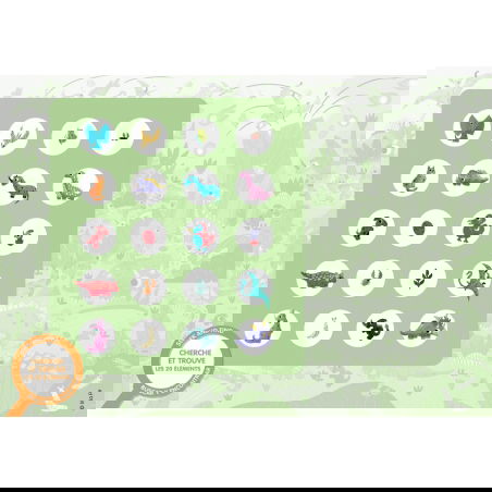 Puzzle cherche et trouve des tout-petits 54 pièces | Les dinosaures