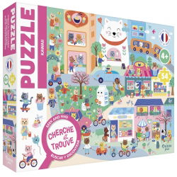 Puzzle cherche et trouve des tout-petits 54 pièces | Kawaii