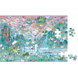 Puzzle cherche et trouve 100 pièces | Licorne