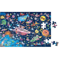 Puzzle cherche et trouve 100 pièces | Espace