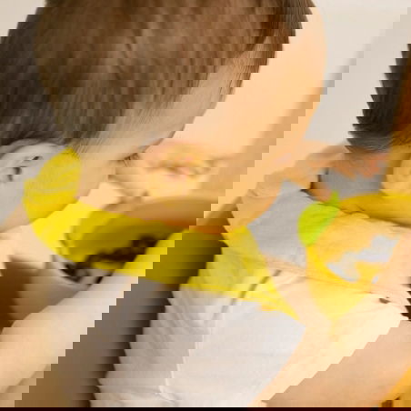 Bavoir coton | Lou le Citron - Oli and Carol