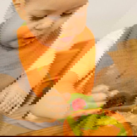 Bavoir coton | Cathy la Carotte - Oli and Carol