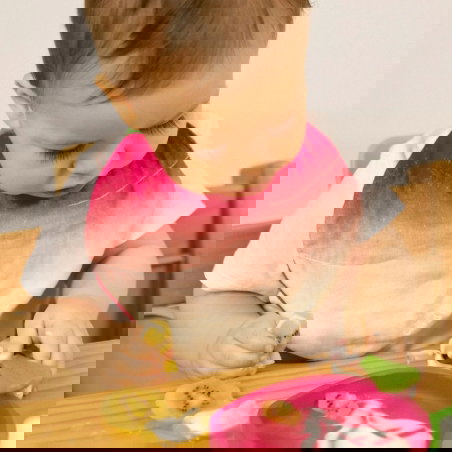 Bavoir coton | Ramona le Radis - Oli and Carol