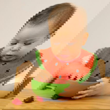 Bavoir coton | Wally la Pastèque - Oli and Carol