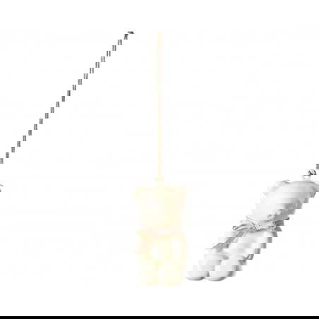 Ornement ours Teddy | Blanc cassé et rose - Maileg