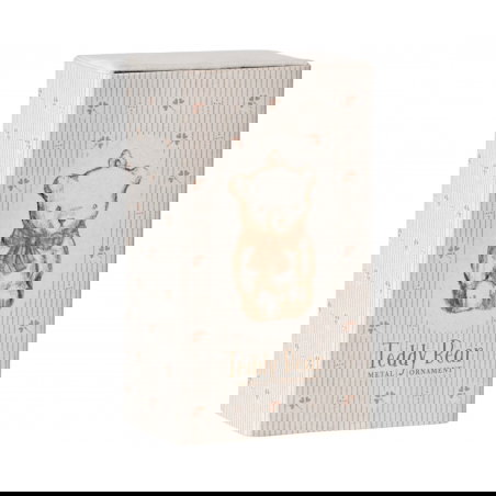 Ornement ours Teddy | Blanc cassé et rose - Maileg