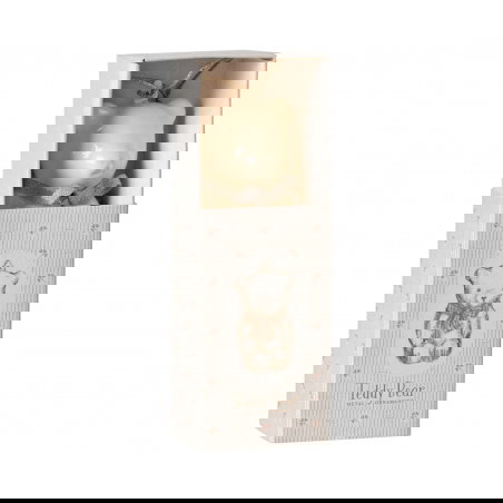 Ornement ours Teddy | Blanc cassé et rose - Maileg