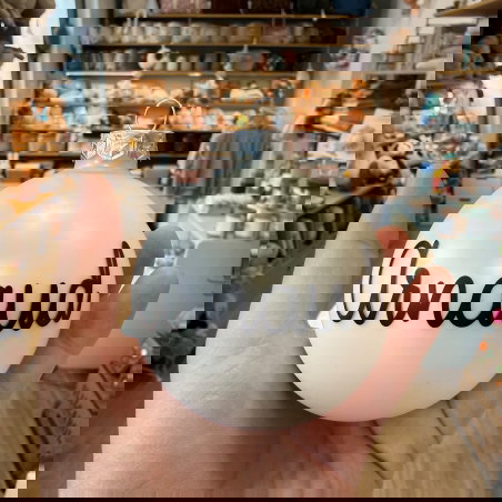 EXPEDITION Lot de 2 Boules de Noël personnalisées - Little cecile