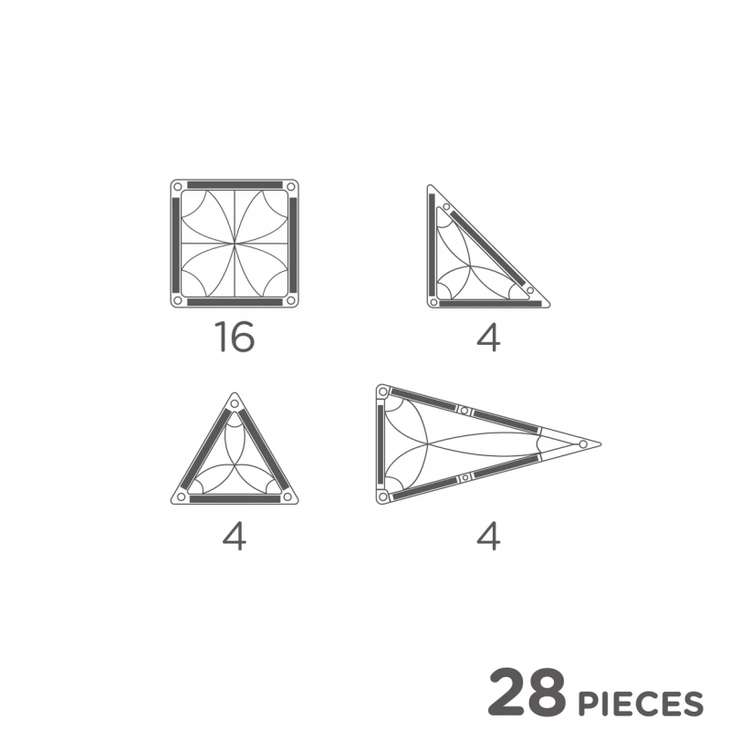 Mini Tiles Pack Intense | 28 pièces
