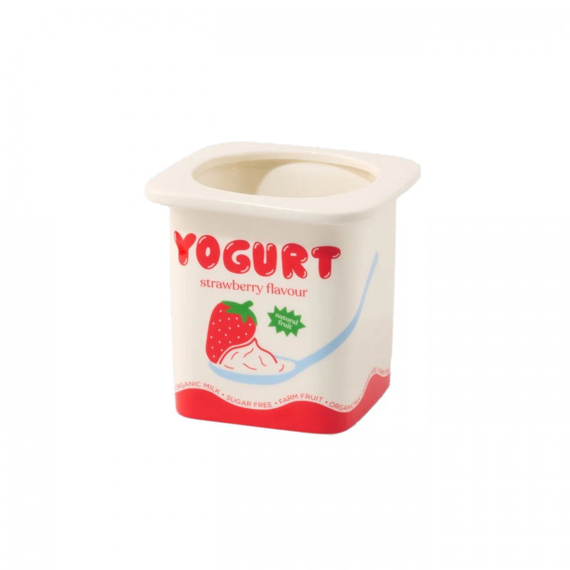 Vase | Yaourt à la fraise