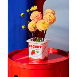 Vase | Yaourt à la fraise