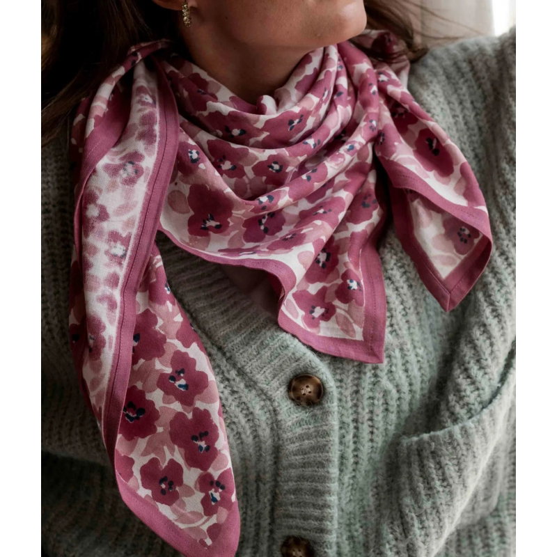 Foulard Grand format | Posy Dahlia