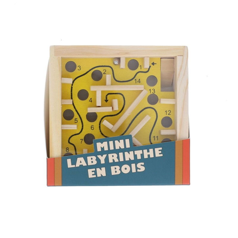 Mini labyrinthe en bois