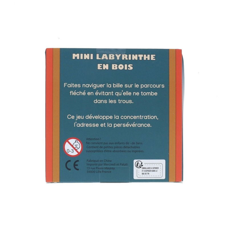 Mini labyrinthe en bois