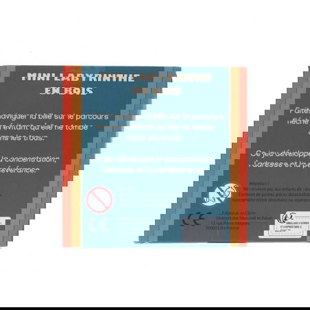 Mini labyrinthe en bois - Le petit souk