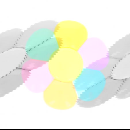 Lot de 6 surligneurs pétales de fleur - Le petit souk