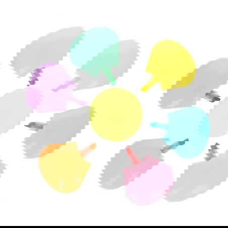 Lot de 6 surligneurs pétales de fleur - Le petit souk