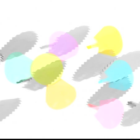 Lot de 6 surligneurs pétales de fleur - Le petit souk