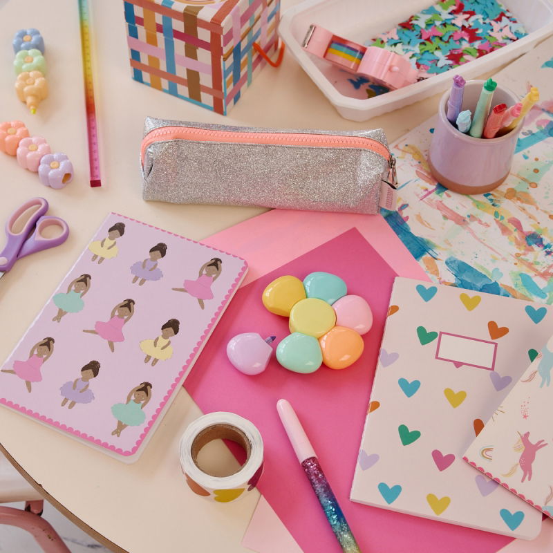 Lot de 6 surligneurs pétales de fleur