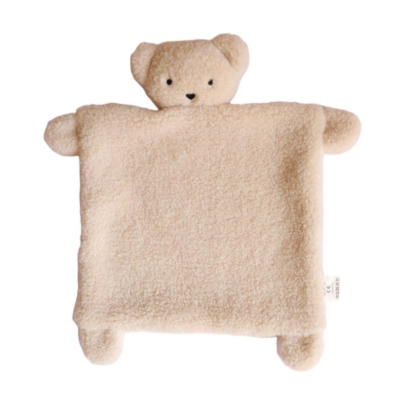 Doudou plat | Ourson écru - Le petit souk