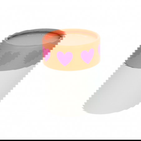 Bougie cœur rose à la fleur d'oranger - Le petit souk