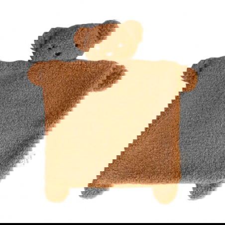 Doudou plat | Ourson marron - Le petit souk