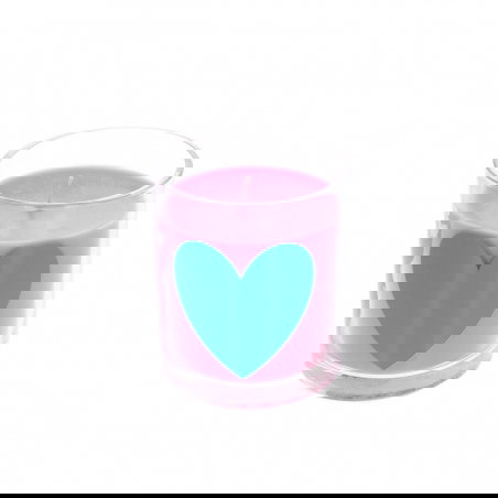 Bougie fleur d'oranger cœur Bisous - Le petit souk