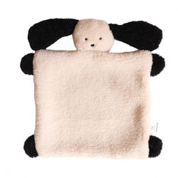 Doudou plat | Chien blanc