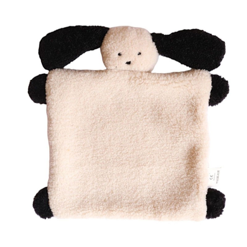 Doudou plat | Chien blanc - Le petit souk