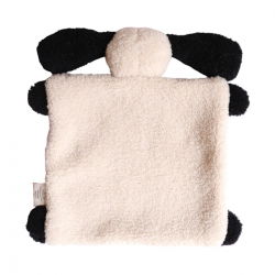 Doudou plat | Chien blanc