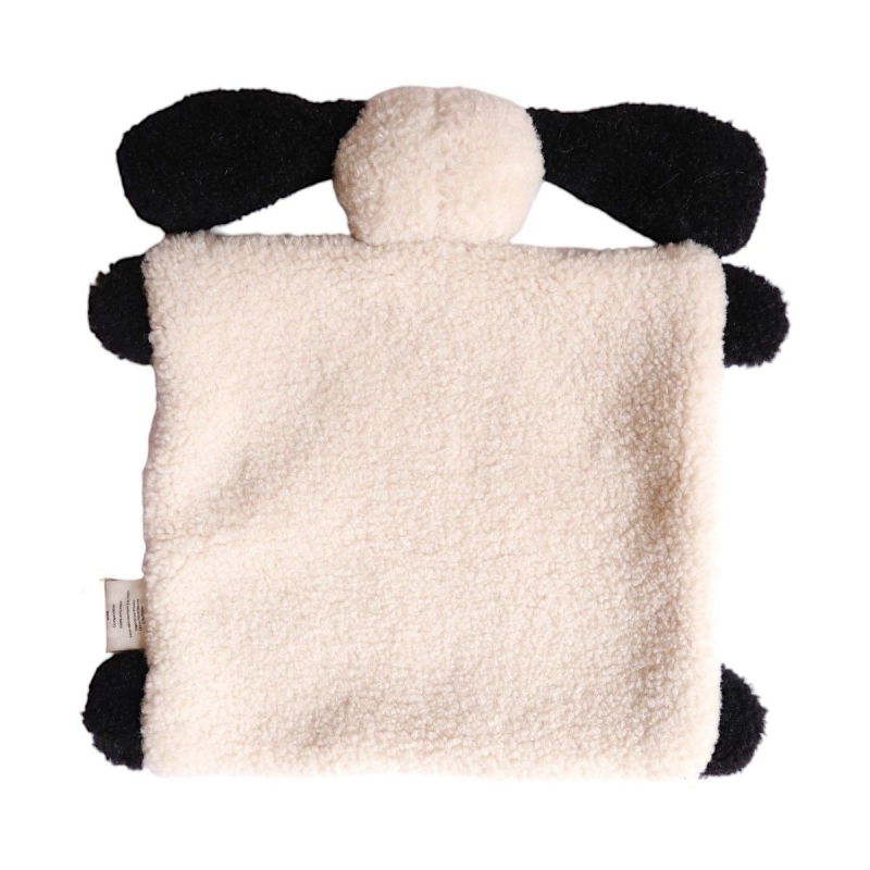 Doudou plat | Chien blanc