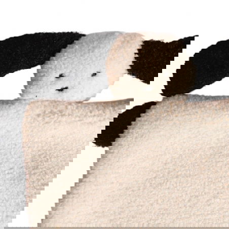 Doudou plat | Chien blanc - Le petit souk
