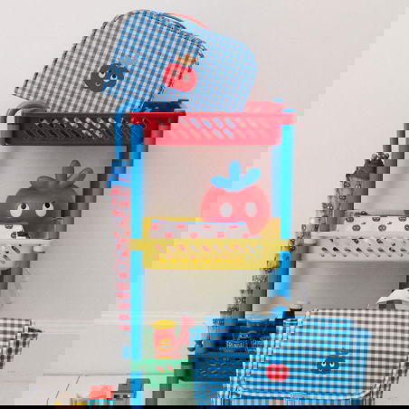 Lampe enfant pomme rouge | Vichy chéri - Le petit souk