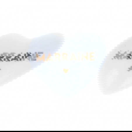 Cœur en céramique à message