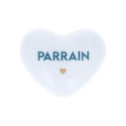 Cœur en céramique à message