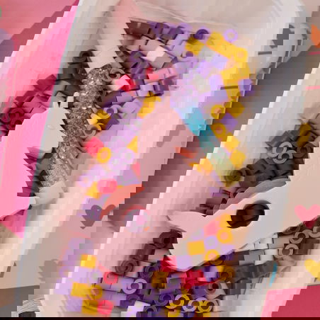 Stylo à paillettes | Rose - Le petit souk