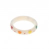 Bracelet en résine | Cœurs multicolores