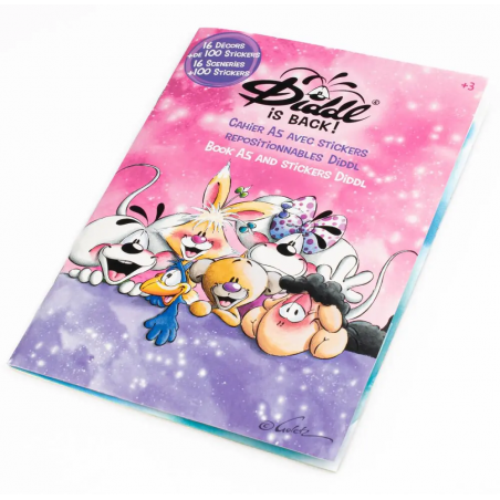 Cahier avec stickers repositionnables A5 Didd