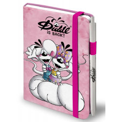 Carnet + Stylo A6 Diddl - Coloris aléatoire