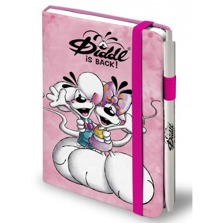 Carnet + Stylo A6 Diddl - Coloris aléatoire - Diddl