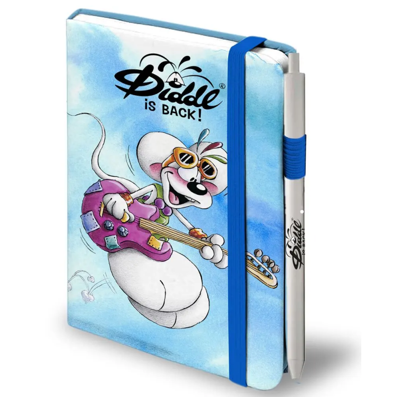 Carnet + Stylo A6 Diddl - Coloris aléatoire